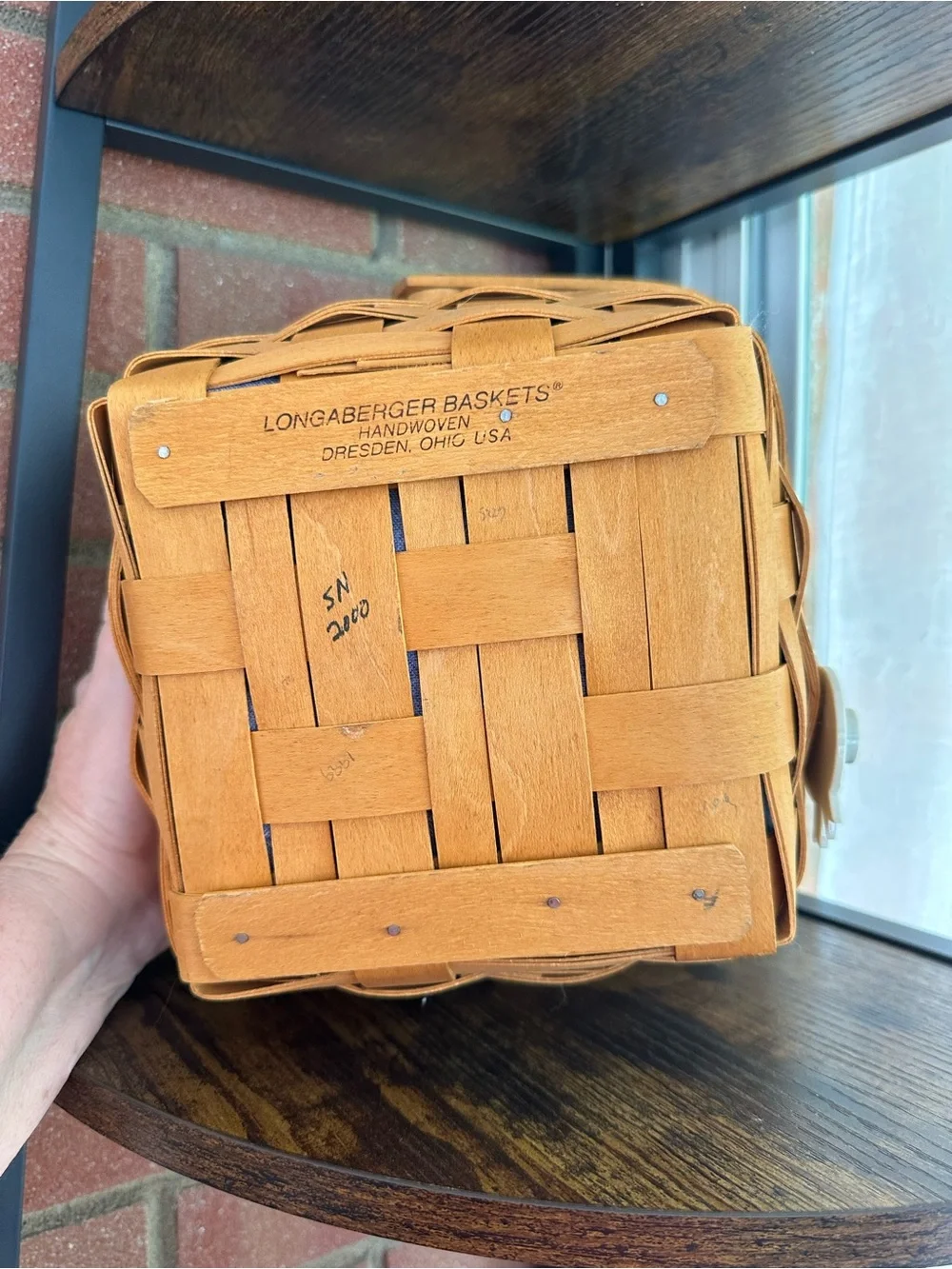 Longaberger branded woven